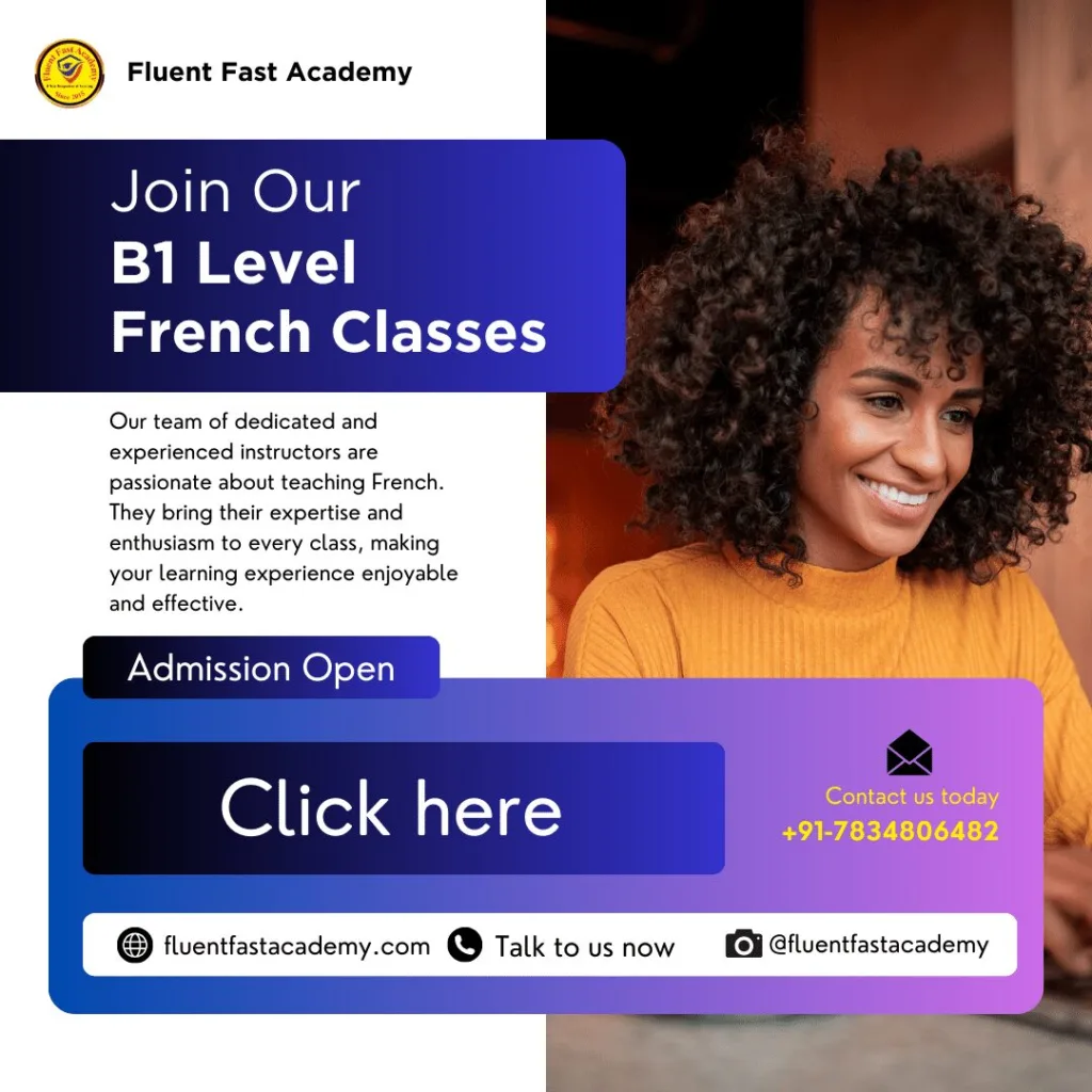 French B1 Level Course