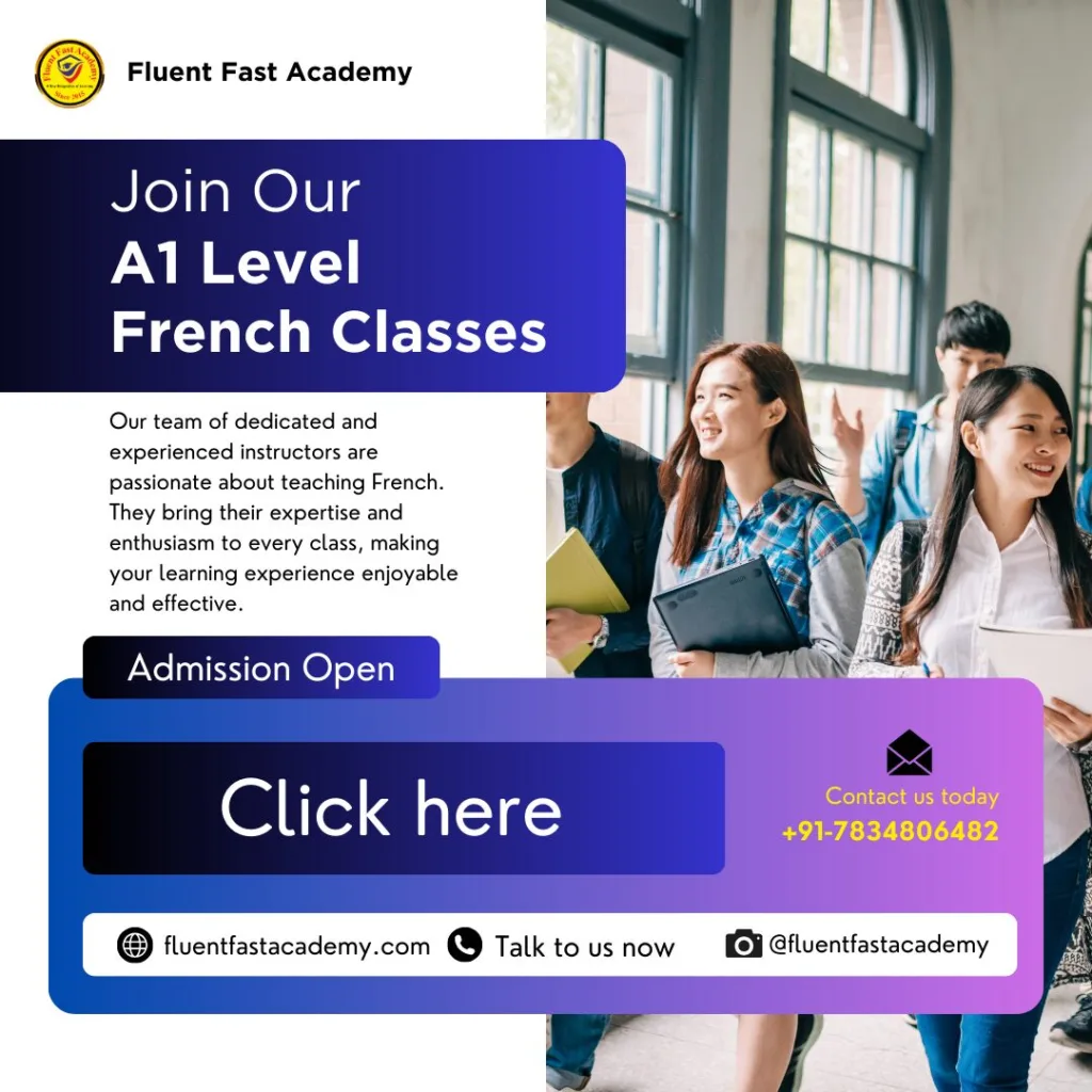 French for beginners A1 level